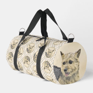 Norwich Terrier Malerei Niedlich Original Haustier Duffle Bag