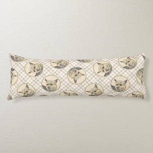 Norwich Terrier Malerei Niedlich Original Haustier Seitenschläferkissen