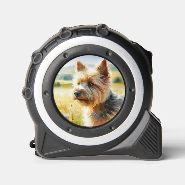 Norwich Terrier Maßband (Vorderseite)
