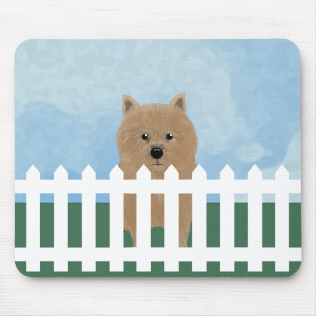 Norwich Terrier Mousepad (Vorne)