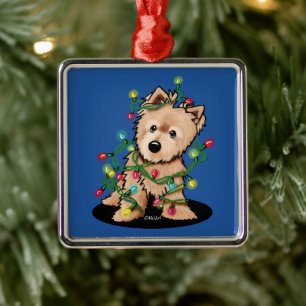 Norwich Terrier Ornament Aus Metall