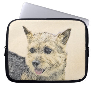 Norwich Terrier Painting - Niedliche Original Dog Laptopschutzhülle