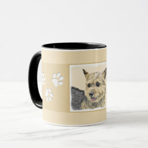 Norwich Terrier Painting - Niedliche Original Dog  Tasse