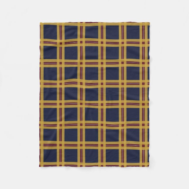 Norwich University Tartan Fleecedecke (Vorderseite)