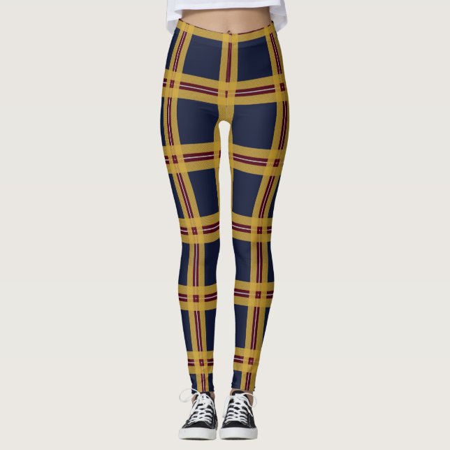 Norwich University Tartan Leggings (Vorderseite)