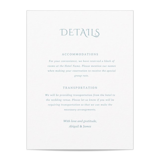 Norwich Wedding Enclosure Card Begleitkarte (Von Creator hochgeladen)