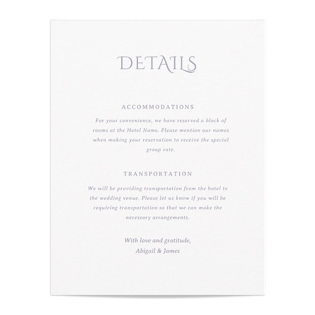 Norwich Wedding Enclosure Card Begleitkarte (Von Creator hochgeladen)