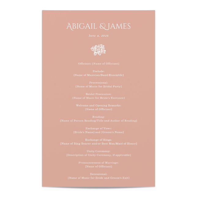 Norwich Wedding Program (Von Creator hochgeladen)