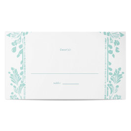 Norwich Wedding Table Platzkarte