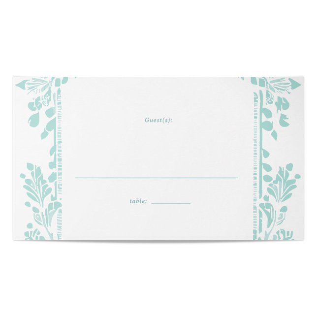 Norwich Wedding Table Platzkarte (Classic Place Card Design with Room for Writing Guest's Name)