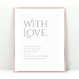 Norwich Wedding Vielen Dank für Ihre Teilnahme an Poster