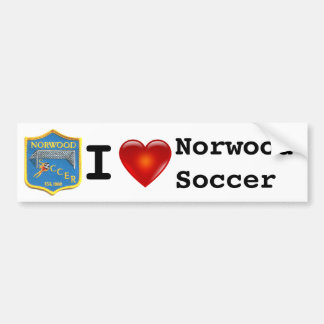 Norwood Fußball-Autoaufkleber Autoaufkleber
