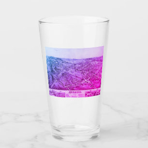 Norwood, MA Vintage Karte 1882 Glas