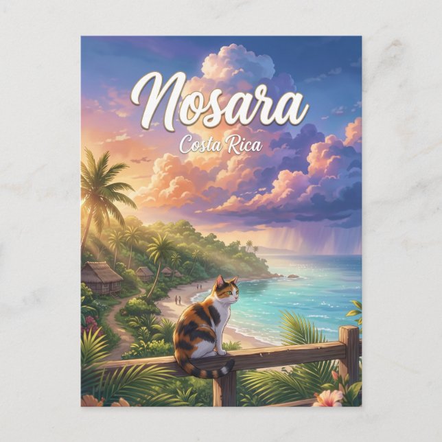 Nosara Costa Rica Postkarte (Vorderseite)