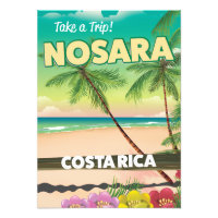 Nosara costa-ricanisches Reiseplakat