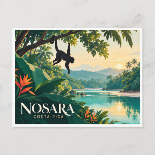 Nosara-Flussdschungel Costa Rica Postkarte