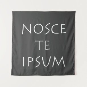 Nosce the ipsum wandteppich