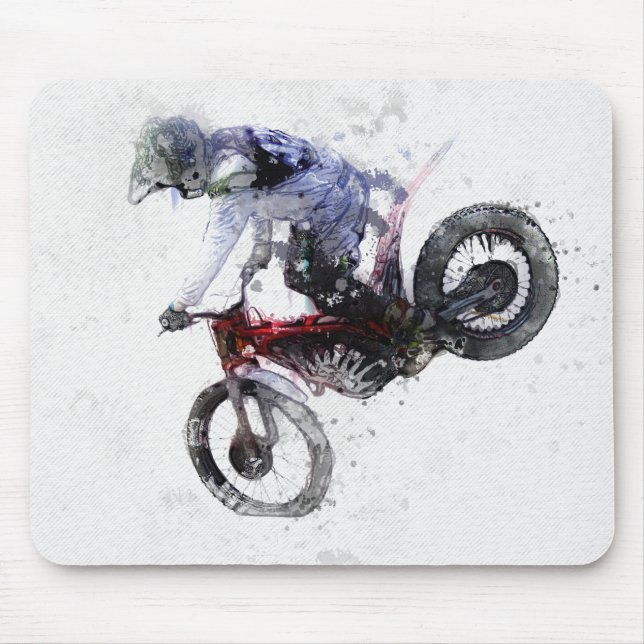 Nose Stand - Motocross Mousepad (Vorne)