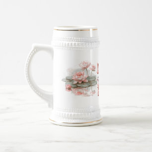 Nosegay Lotus Teich Bierglas