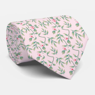 Nosegay Pink Wedding Keepake Neck Tie Krawatte