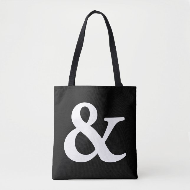 Nosetouch Press Ampersand Tote Bag (Vorderseite)