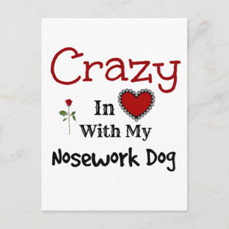 Nosework Dog Postkarte