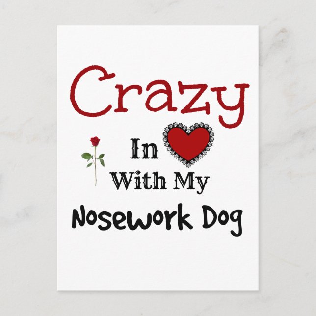 Nosework Dog Postkarte (Vorderseite)