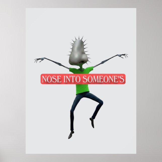 Nosey business poster (Vorne)