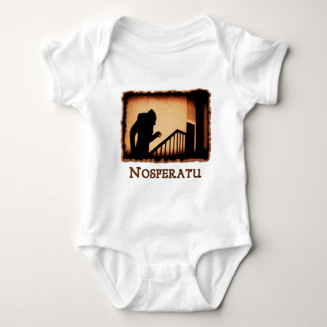 Nosferatu Beängstigend Vampire Products Baby Strampler (Vorderseite)