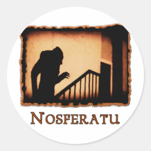 Nosferatu Beängstigend Vampire Products Runder Aufkleber