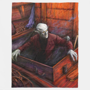 Nosferatu Demeter Full Scene Fleece Blanket