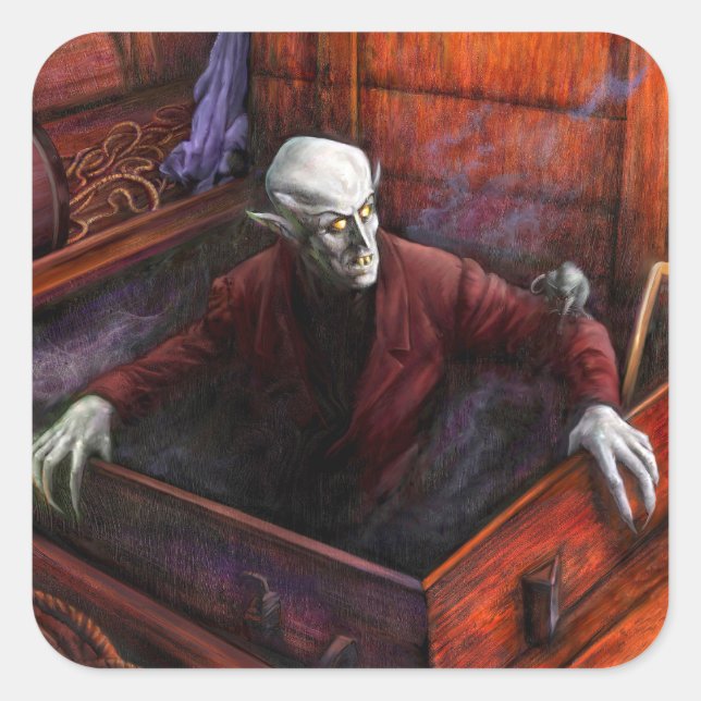 Nosferatu Demeter Full Scene Sticker (Vorderseite)