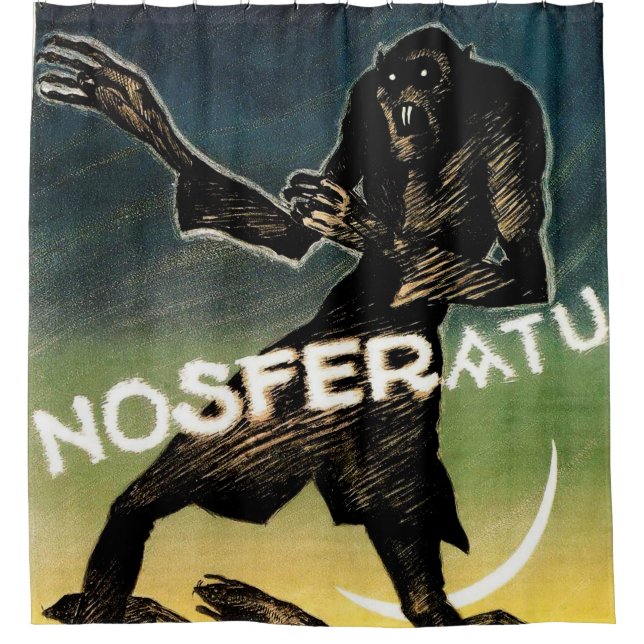 Nosferatu Film-Plakat Duschvorhang (Vorderseite)