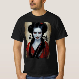 Nosferatu Geisha   Porträt eines Vampirs T-Shirt
