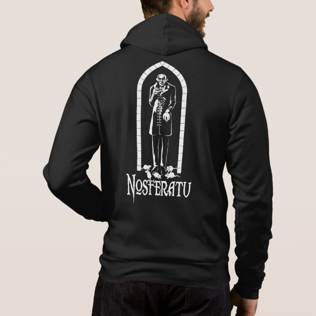 Nosferatu Vampir Hoodie (Rückseite)
