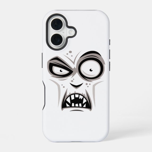 Nosferatu Vampire Face iPhone 16 Hülle (Rückseite)