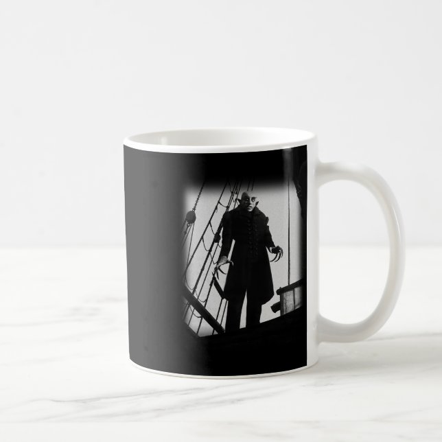 Nosferatu Vampire Horror Dracula Vlad Tepes Poster Kaffeetasse (Rechts)