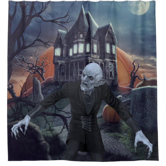 Nosferatu Vampire Horror Duschvorhang (Vorderseite)