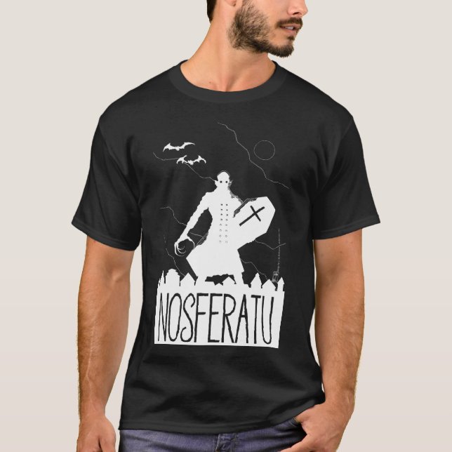 Nosferatu wandelte - T - Shirt um (Vorderseite)