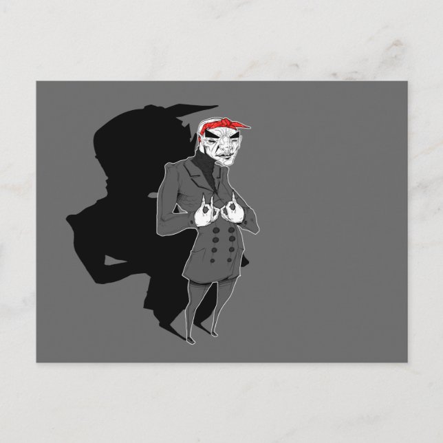 Nosferatu war eine Postkarte für das Blut (Vorderseite)