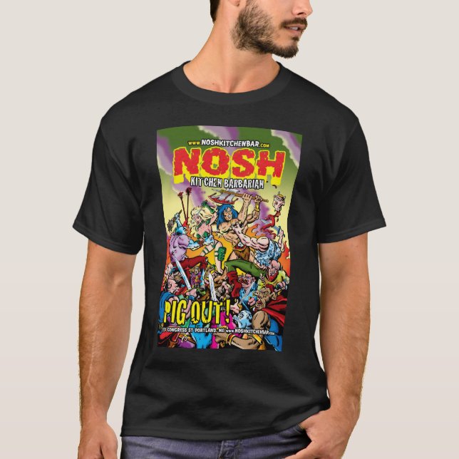 Nosh den Küchen-Barbaren! T-Shirt (Vorderseite)