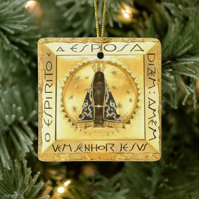 Nossa Senhora da Conceição Aparecida Keramikornament (Baum)