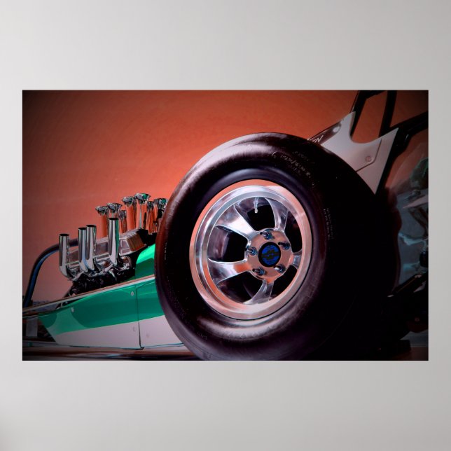 Nostalgia Dragster Poster (Vorne)