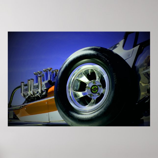 Nostalgia Dragster Poster (Vorne)