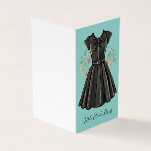 Nostalgic Beauty Little Black Dress LBD Blank