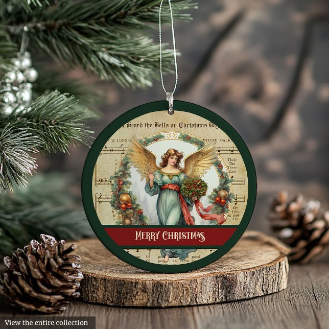 Nostalgic Christmas Ornament Vintage Angel Accent (Nostalgic Christmas Ornament Vintage Angel Accent)