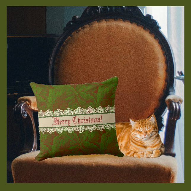 Nostalgic Classic William Morris Pattern Holiday Kissen (Nostalgic vintage style...)