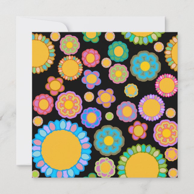 Nostalgic Flora Black Karte (Vorderseite)