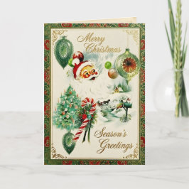 Nostalgic Kitschmas  Feiertagskarte