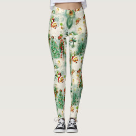 Nostalgic Kitschmas  Leggings